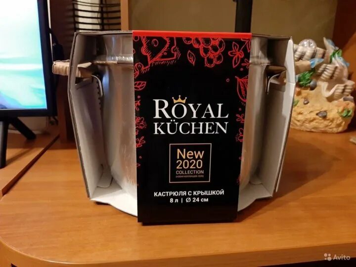 Роял кюхен отзывы. Кастрюли Royal Kuchen. Кастрюля 8л Royal Kuchen. Кастрюля 3.6 литра Royal Kuchen. Royal Kuchen ковш.