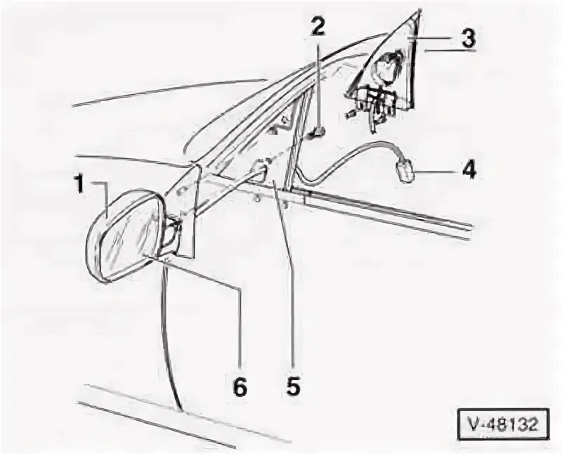 Как снять зеркало заднего вида фольксваген поло Polo 6R, UP! 1S O/S Wing Mirror Glass 6R0 857 522 Volkswagen Parts UK