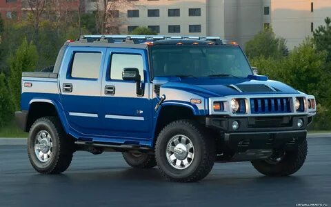 Blue hummer h2