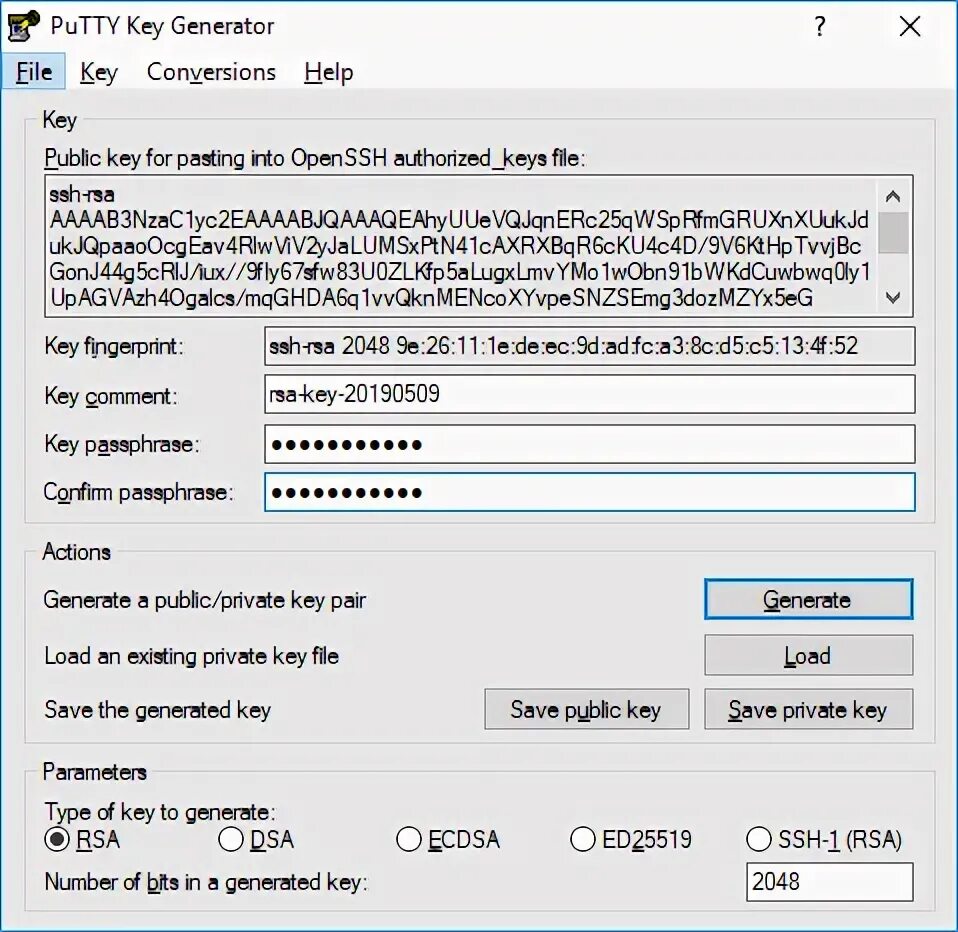 Key file. Authorized_keys.