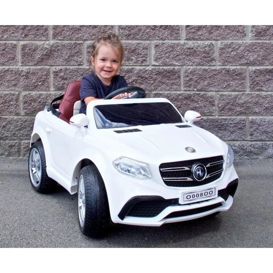 Электромобиль RiverToys Mercedes-Benz GL63 A999AA A999AA-WHITE детский транспо