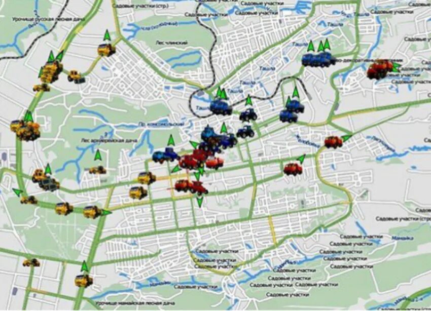 Карта работы коммунальной техники. Интерактивная карта уборочной техники Калуга. Отслеживание транспорта Ставрополь. Маршрут коммунальной техники. Маршруткоммуеальной техники.