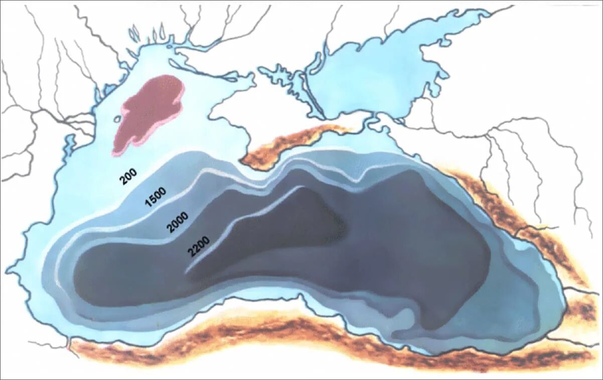 Чёрное море глубина рельеф дна. Максимальная глубина черного моря. Карта дна черного моря. Рельефдна черногом моря.