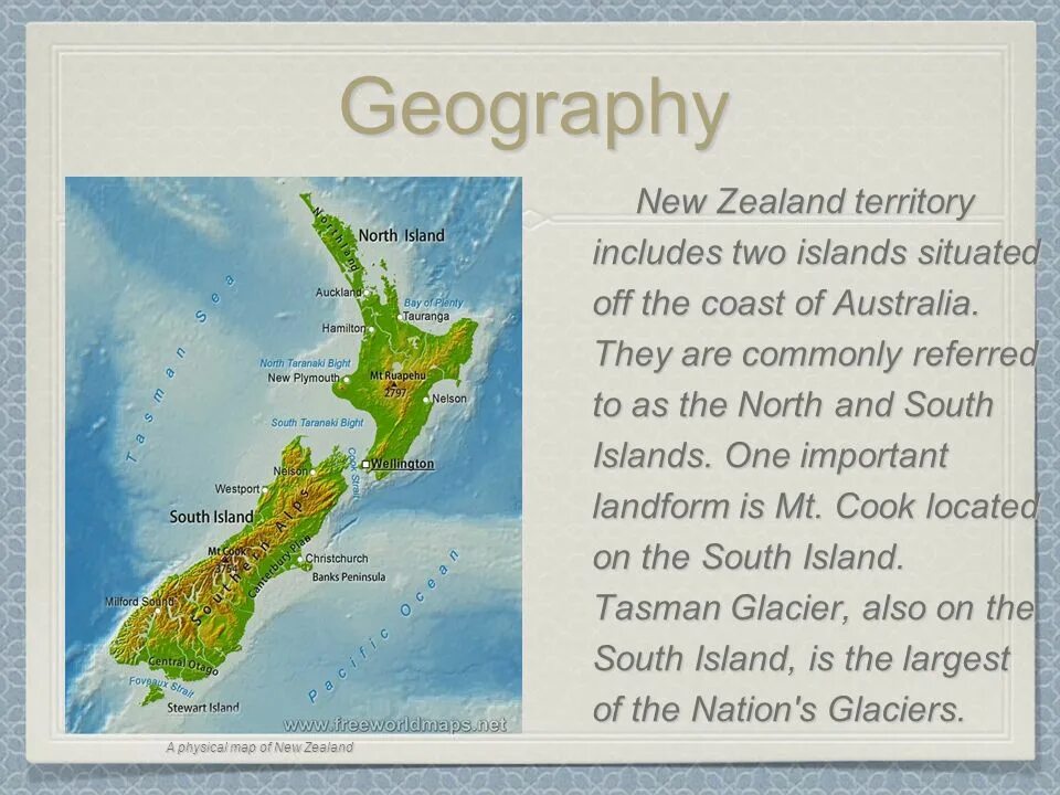 New zealand ответы. Карта новой Зеландии на английском языке. Новая Зеландия Южный остров карта. New Zealand Geography. Новая Зеландия рельеф карта.