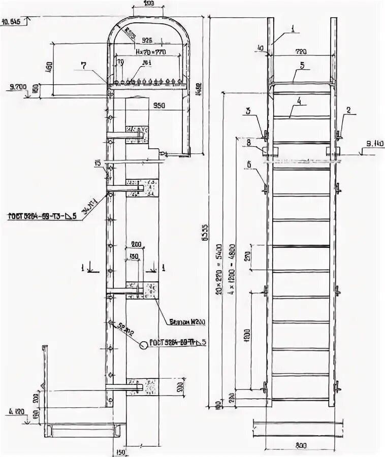 Вертикальная пожарная лестница ЛП 1-2 высота. Лестница приставная металлическая чертеж. Лестница стремянка с ограждением 1.450.3. Пожарная лестница ЛП-1. Ступени вертикальных лестниц