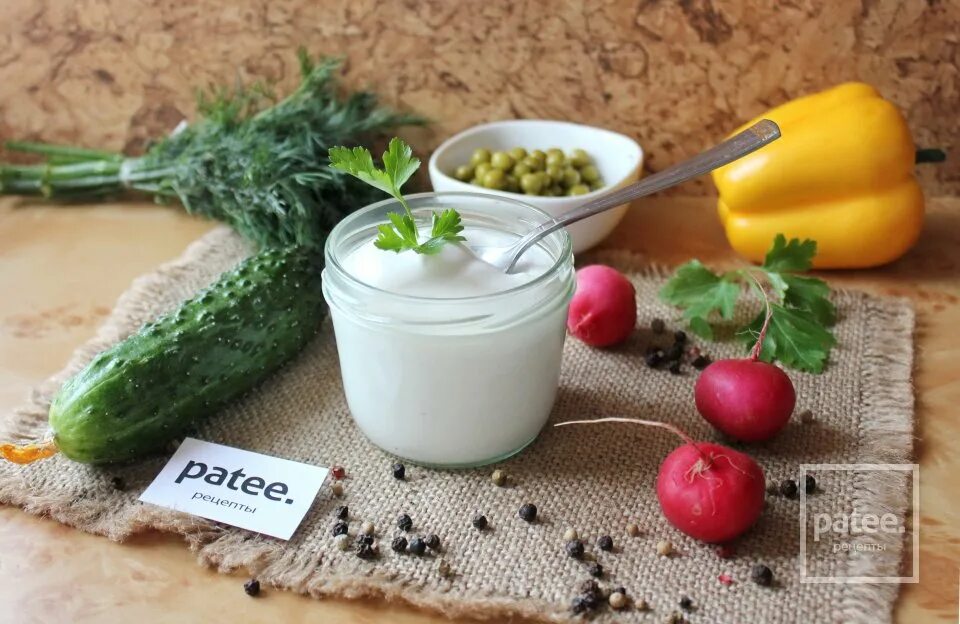 домашний майонез постный из горошка