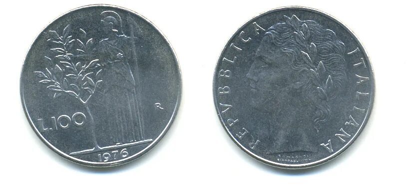 Италия 100 лир 1976. 1 / 100 Лиры. 1 Лир монета 100. 100 Лир Старая монета.