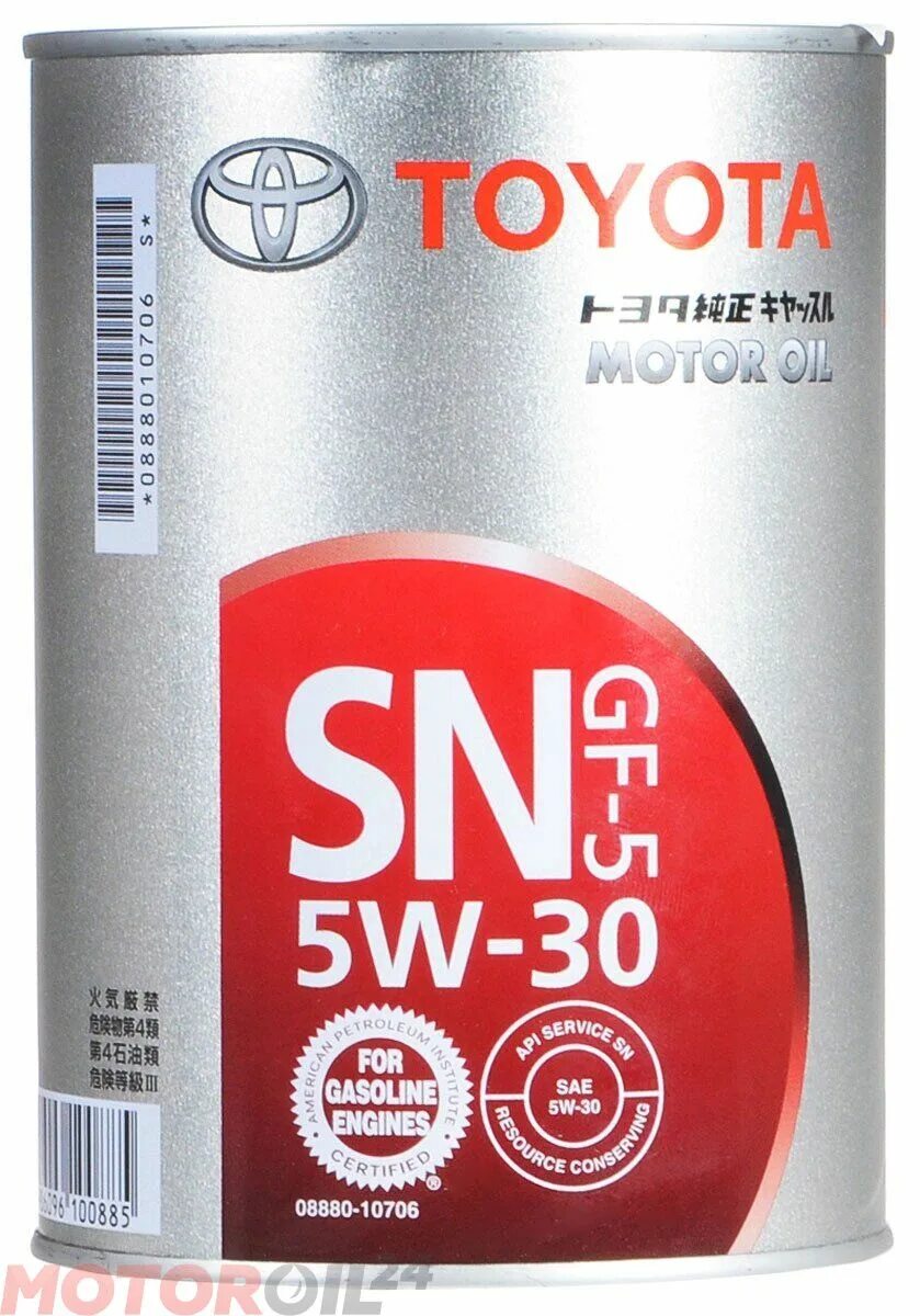 Toyota 08880-10706. Toyota Motor Oil SN gf-5 5w-30. 0888010706 Toyota масло моторное. Toyota SN/gf-5 5w-30 1л.