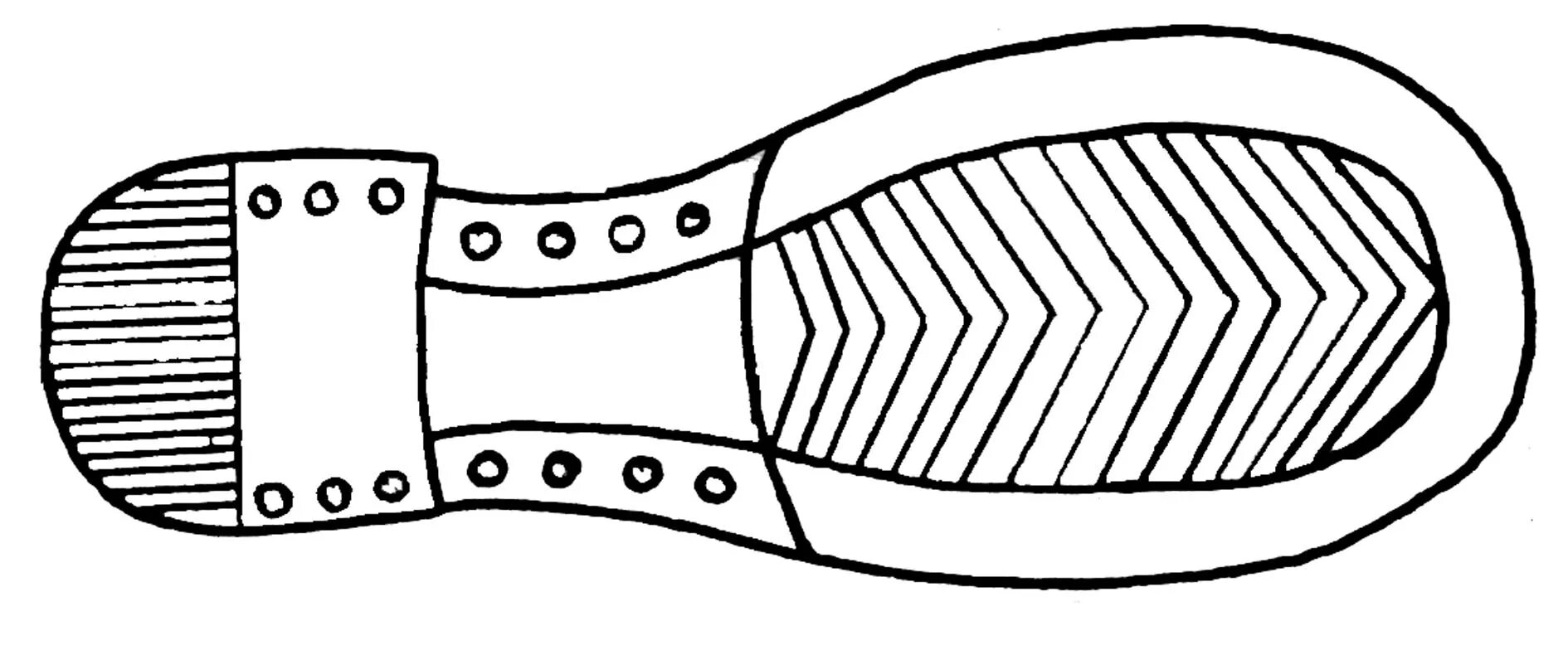 Подошва картинка. Отпечаток подошвы обуви. Трафарет подошвы. Подошва раскраска. След подошвы обуви.