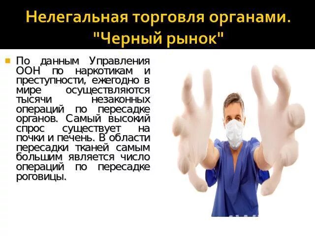 Торговля органами людей. Торговля органами людей