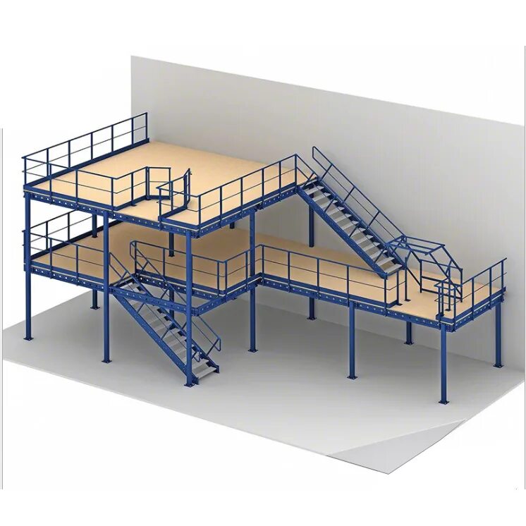 Платформенный стеллажный Мезонин. Складской Мезонин на колоннах. Мезонин стеллажи. Мезонин стеллажи для склада.