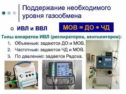 Ивл кислородом