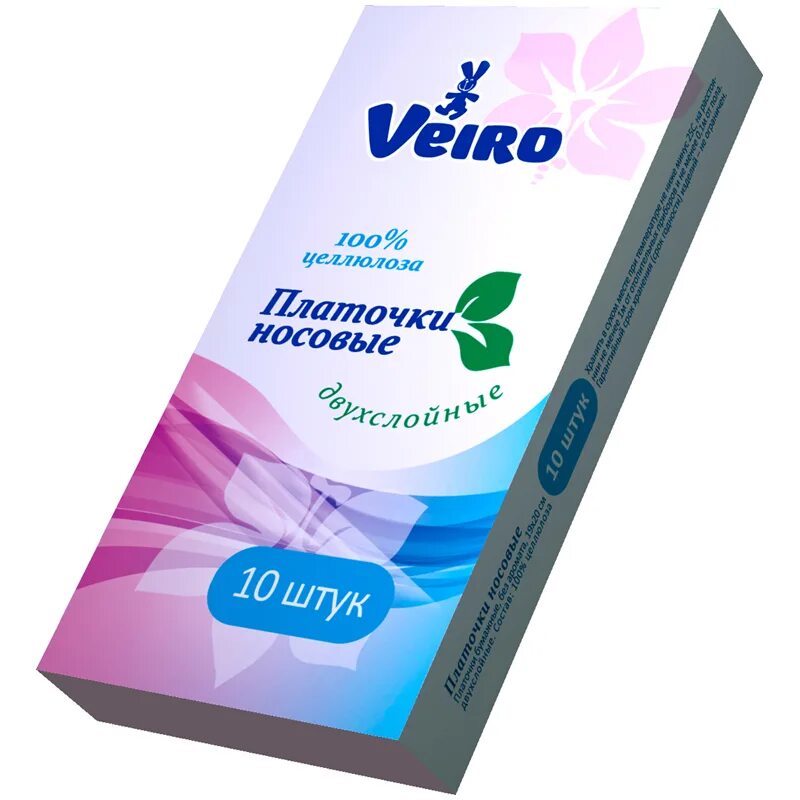 Платочки Veiro 7т10-2, 10 шт.. Платки бумажные носовые Veiro 2-слойные. Платочки бумажные носовые 10шт. Бумажные салфетки платочки.