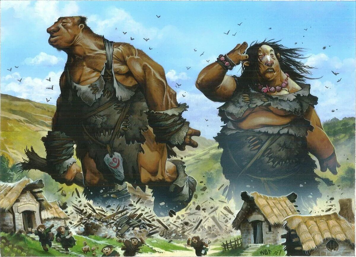 Гигант лежит