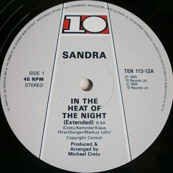 Sandra in the heat. In the Heat of the Night Сандра. Sandra - in the Heat of the Night обложка. Sandra in the Heat of the Night фото. Пластинка Sandra in the Heat of the Night.