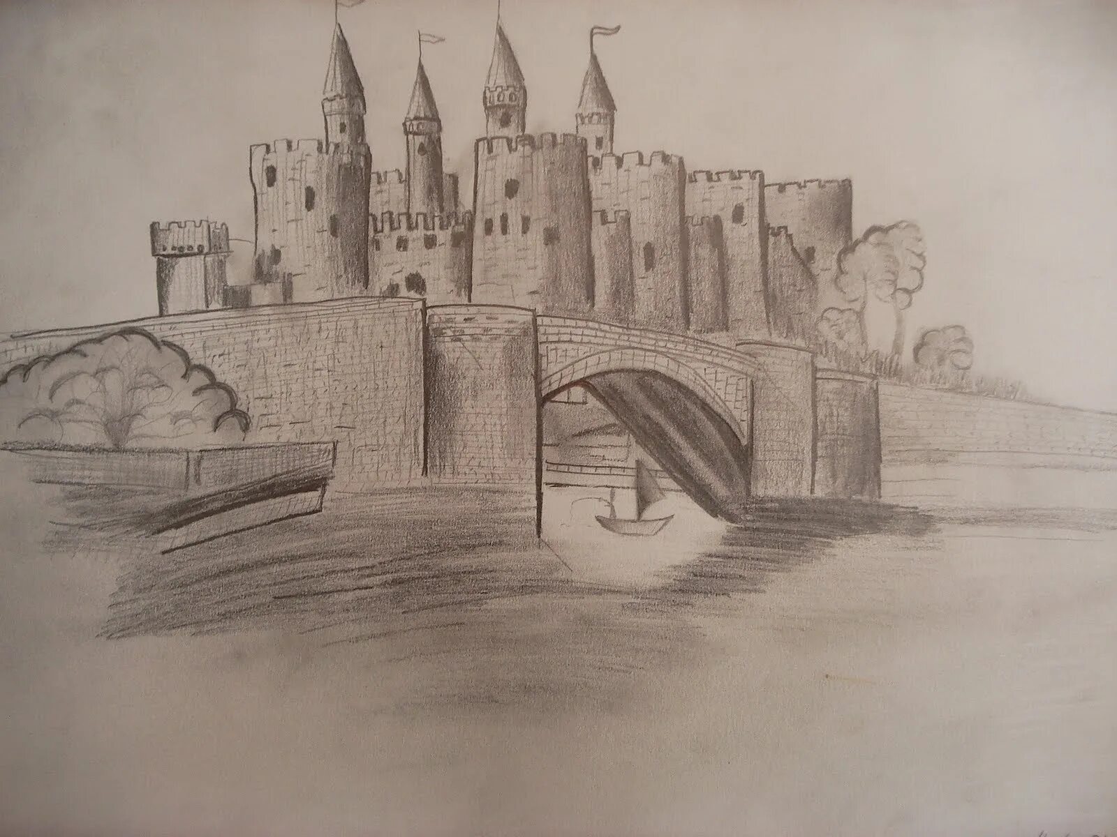 Замок 7 класс. Эскиз замка карандашом. Замок карандашом. Старинный замок рисунок. Замок рисунок карандашом.
