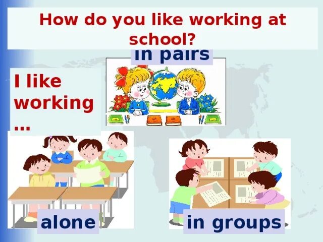 How do you like working at school