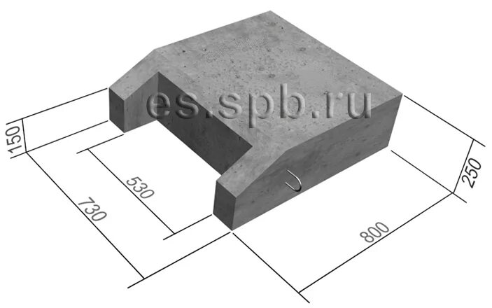 Б 9.8. Блок бетонный б-9 (3.503.1-66-9.0.0сб). Жб блок б9. Блоки упора бетонные б-9.