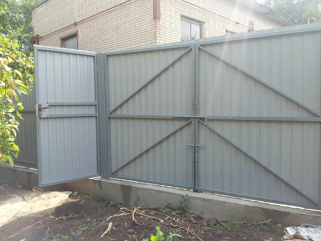 Установка забора из профнастила с калиткой. Ворота распашные профиль 40х40. ворота из профильной трубы 40х40 1.5 мм рдс. каркас калитки из профильной трубы 4020. ворота из профильной трубы 40х40 профнастила.