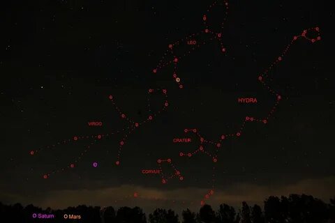 Весеннее созвездие гидра