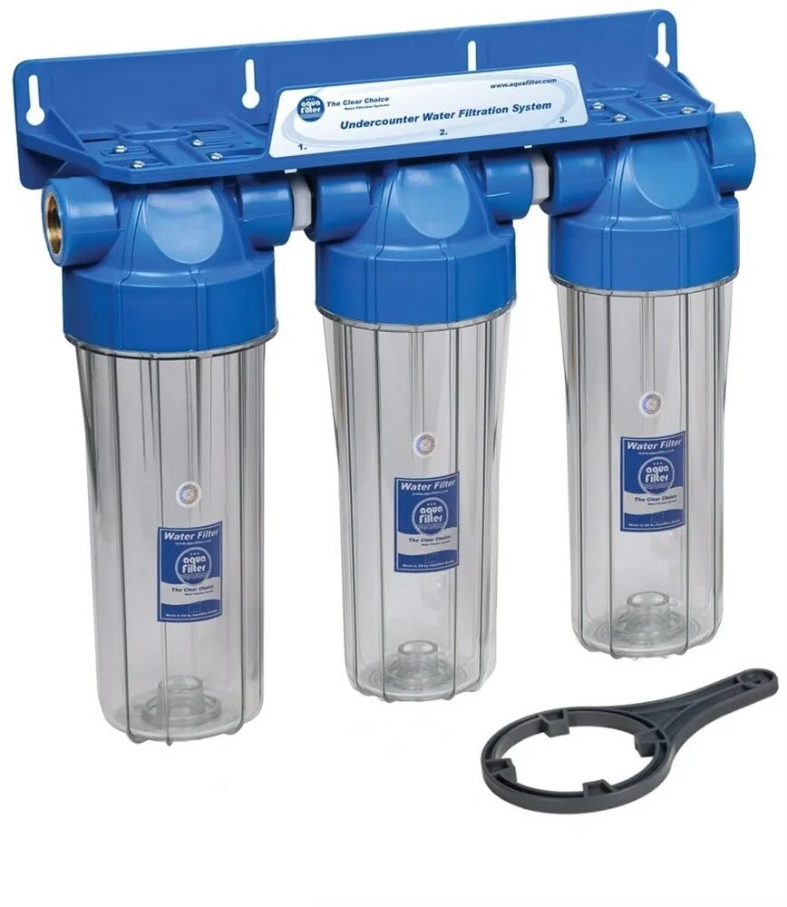 Фильтр для питьевой воды в квартиру. Магистральный фильтр для воды sl10 1/2" Аквастиль тройной. Aquafilter fhprcl12-b-Triple. Магистральный фильтр для воды sl10. Фильтр магистральный Аквастиль 10b.
