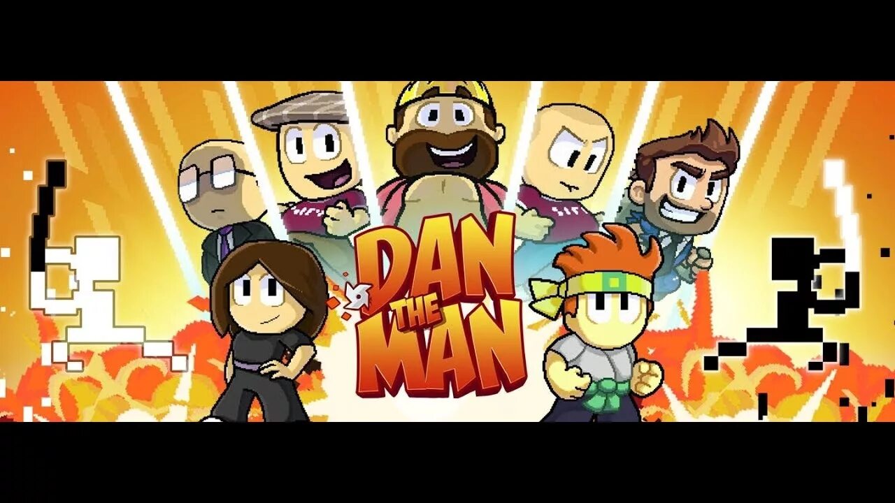 Мен зе фог. Дэн зе Мэн. Dan the man персонажи. Dan the man Джози. Игра Дэн。.