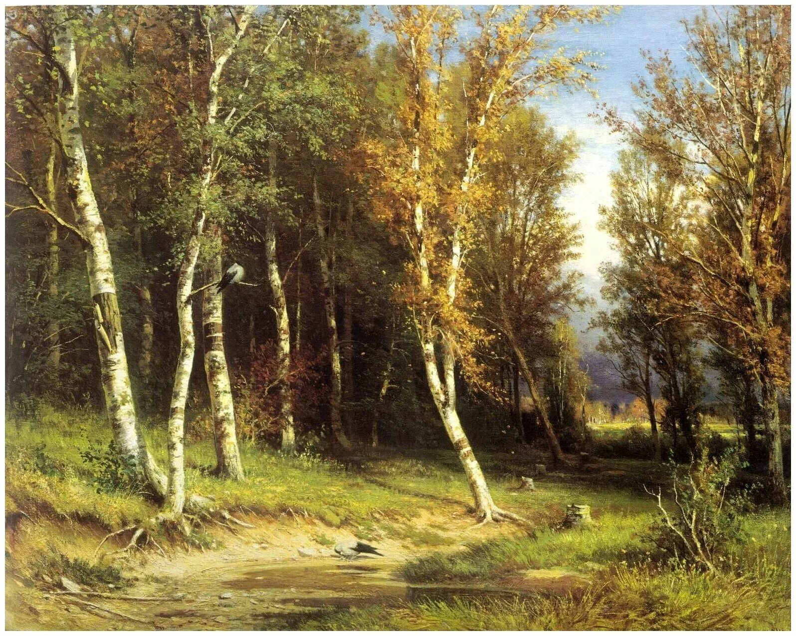 Картина идиллия сатаров. «вид в окрестностях дюссельдорфа». «вид в окрестностях дюссельдорфа». Репродукция хорошее качество. Шишкин кама близ елабуги.