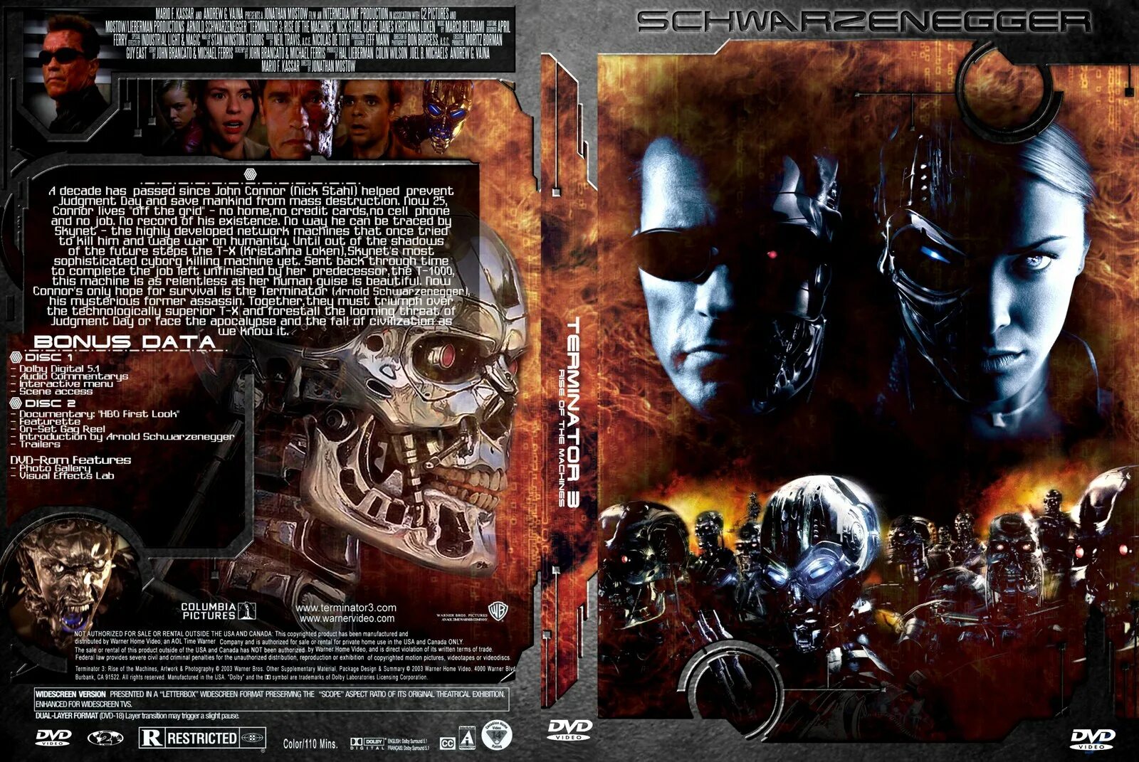 Cover DVD обложка Терминатор-3. Терминатор 3 восстание машин 2dvd. Терминатор 3 восстание машин обложка. Сколько частей терминатора по порядку