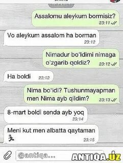 Телеграмм узбекча