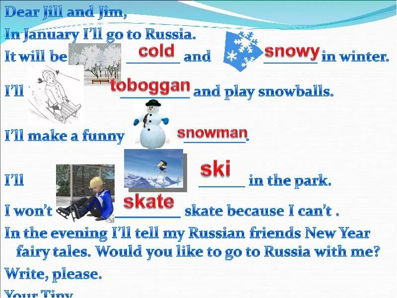 Weather презентация. Whatever the weather - презентация, доклад, проект. It will be Cold in Winter. Cold and snowy. It was a cold january