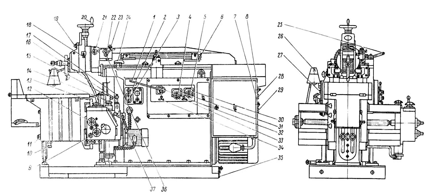 Корпус б б 35. 7д36 станок поперечно-строгальный. Строгальный станок 7д36. Строгальный станок 7б35 чертеж.