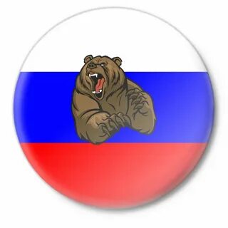 Картинка медведь флаг