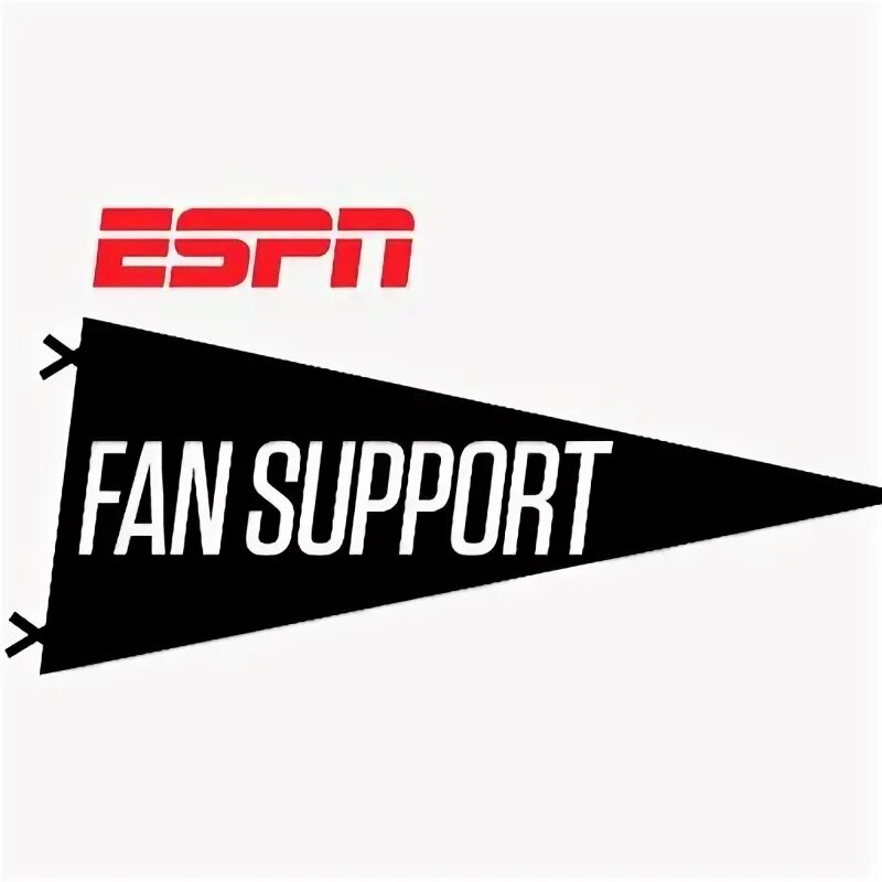 Fan support. Fans support. Fan support logo.