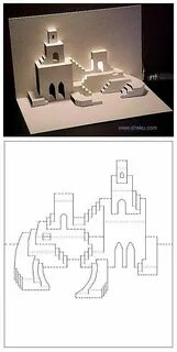 Архитектурные оригами схемы