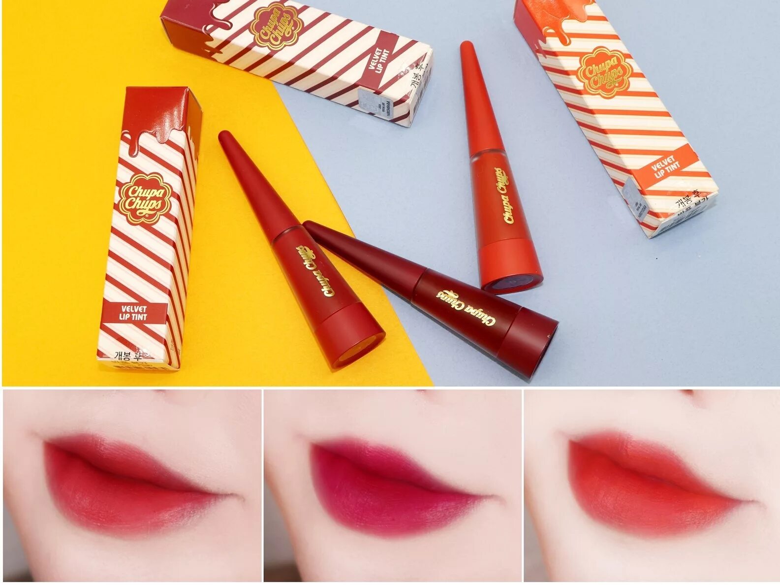 Тинт yokitoki отзывы. Жидкая помада-тинт chupa chups. Chupa chups тинт для губ Velvet Lip Tint. Chupa chups Velvet Lip Tint Caramel Apple. Chupa chups Velvet Lip Tint оттенки.