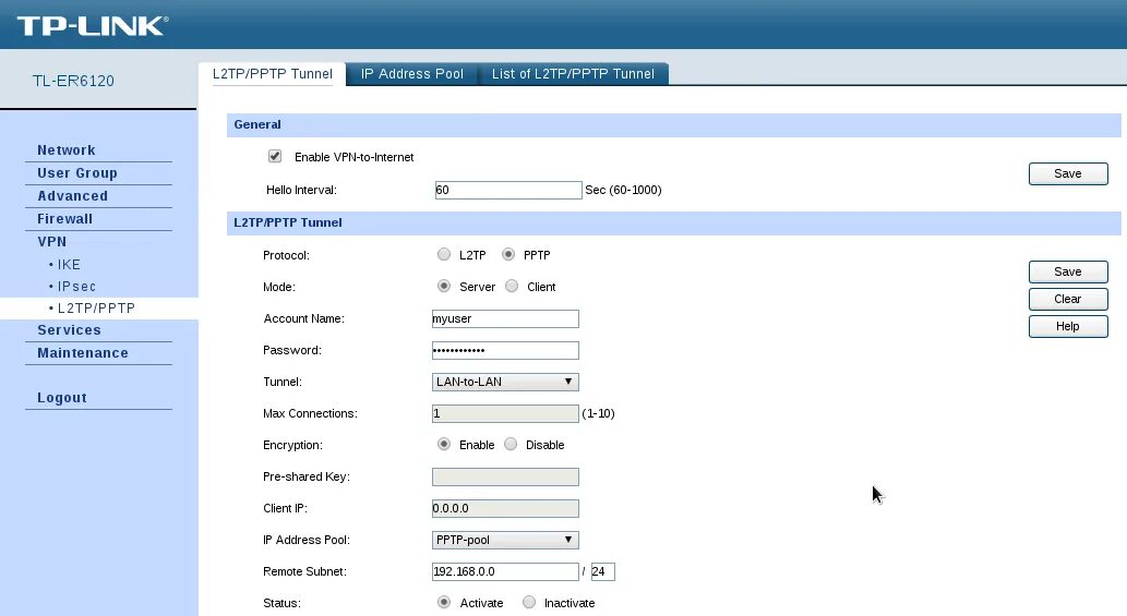 Настройка openvpn tp link