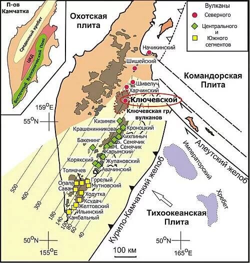 вулканы камчатки на контурной карте. вулканы камчатки на контурной карте. ключевская сопка камчатка на карте россии. вулканы камчатки на контурной карте. схема вулканов камчатки.