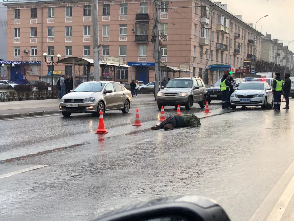 Чп в рязани сегодня. ДТП на Первомайской улице. ДТП на ул Первомайская.