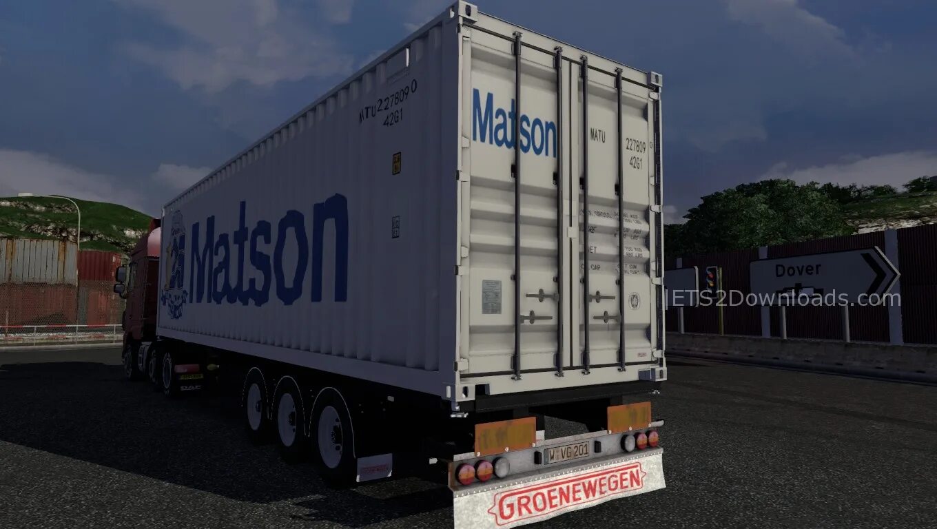 Включи контейнер 2. Euro Truck Simulator 2 контейнеровоз. ETS 2 контейнеровоз. Контейнер етс 2. Контейнеровоз Велтон для етс 2.
