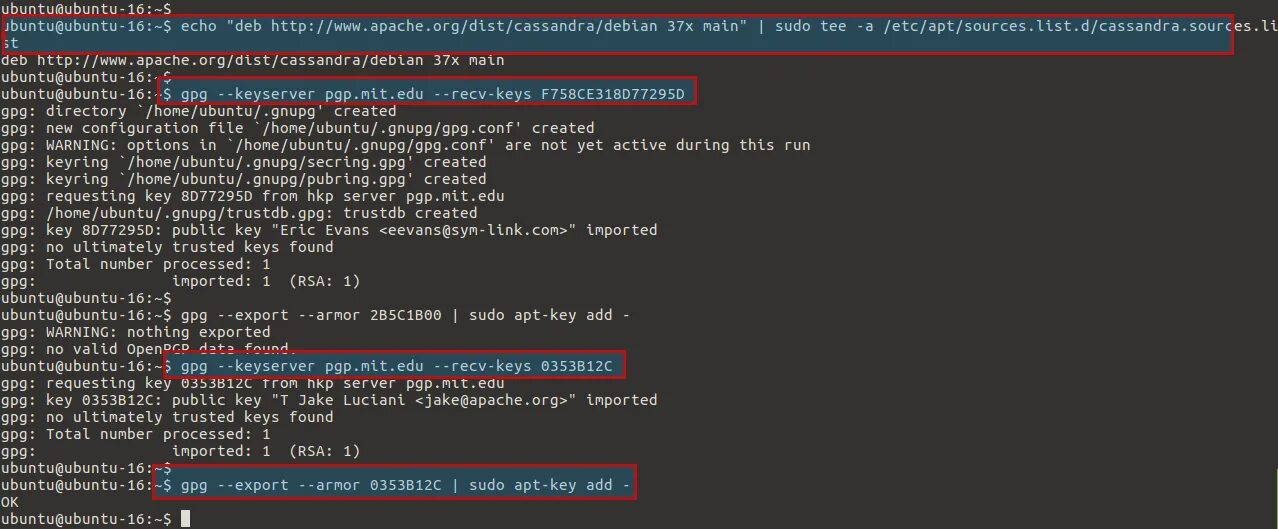 Apt key is deprecated