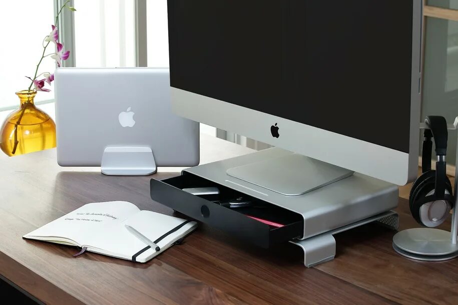 Стол под монитор. Подставка для imac. подставка под монитор с ящиком. полка для imac. подставка для imac на стол.