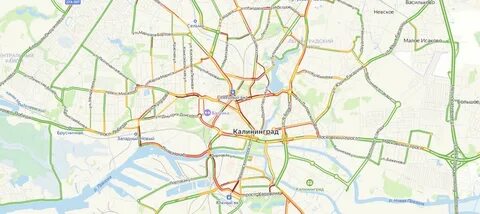 Карта пробок калининград
