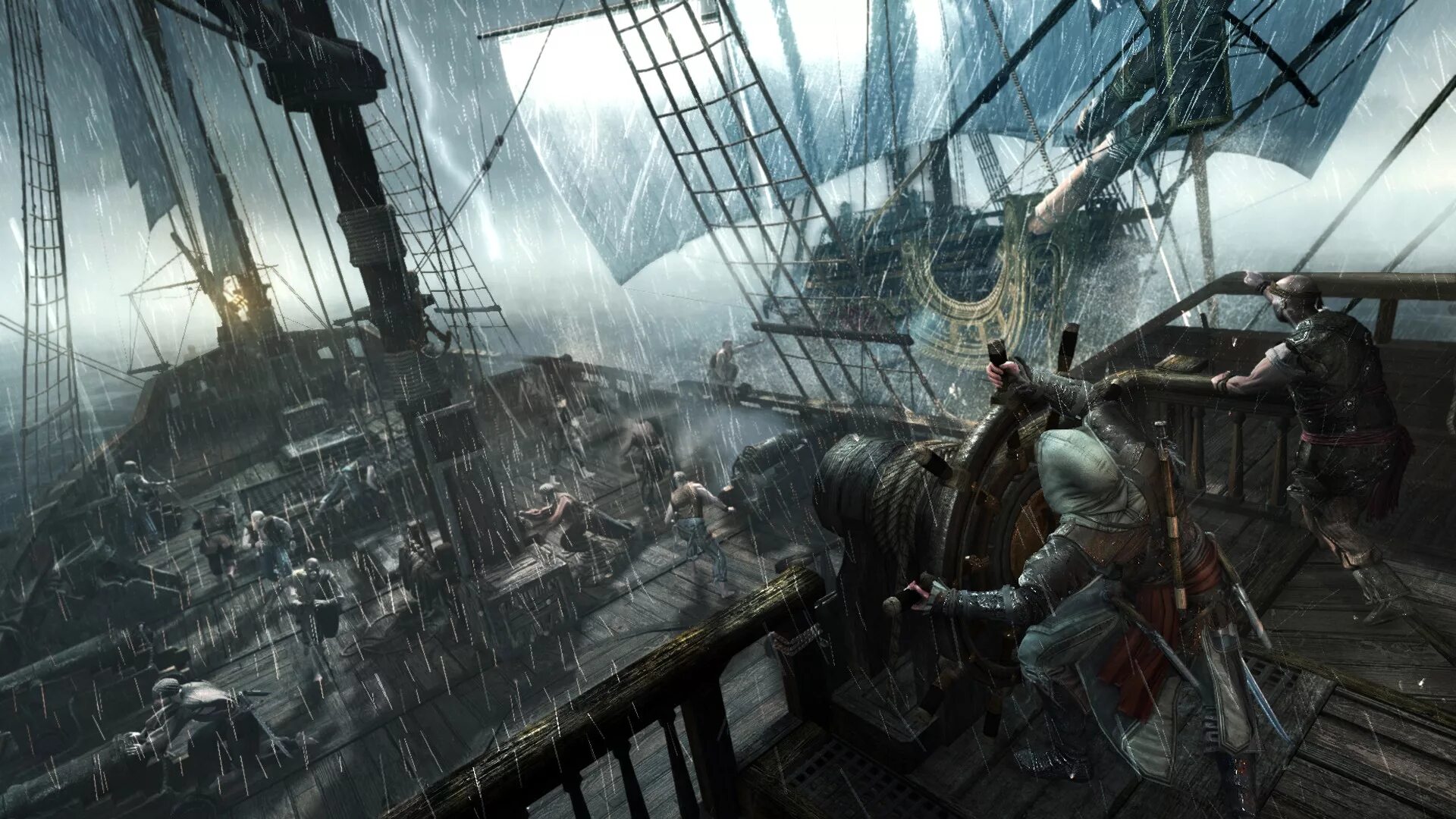 Бой ассасин крид. Assassin's Creed 4 Black Flag. Летучий голландец ассасин Крид 4. Корабль призрак ассасин Крид 4.