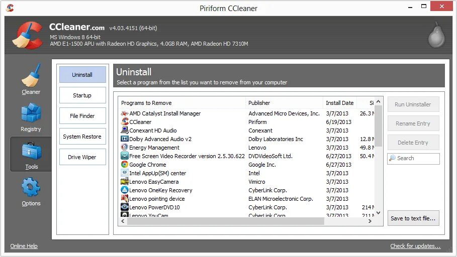 CCLEANER file Manager. CCLEANER Автозагрузка. CCLEANER груша. CCLEANER похожие программы. Amd uninstall utility