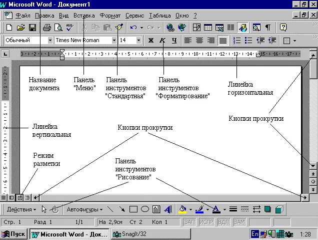 Элементами называют объекты