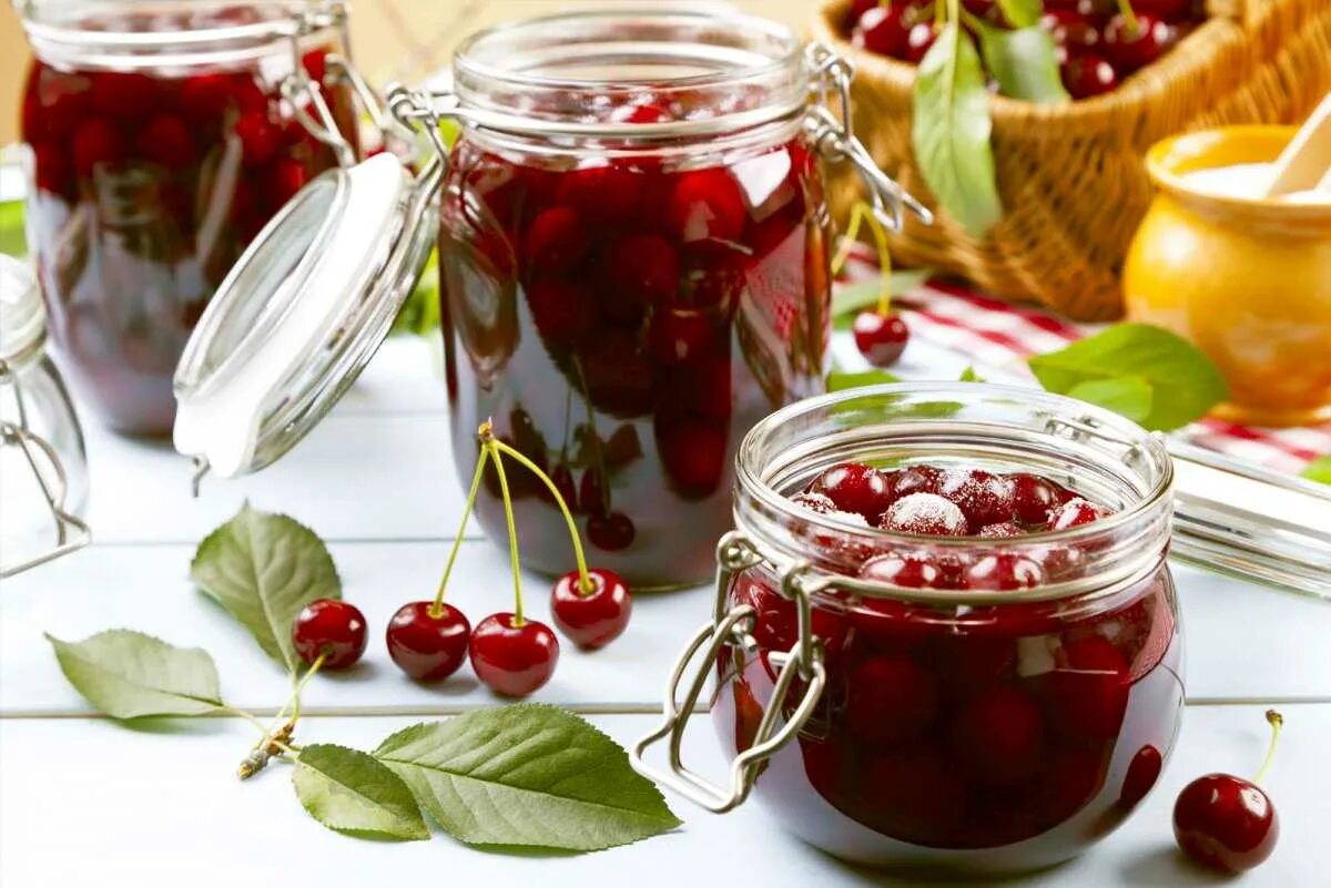 Как сварить компот из вишни. Черешневый компот. вишнево-черешневый компот. вишневое варенье. черешневое варенье.