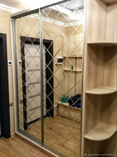 Шкаф купе ромбы
