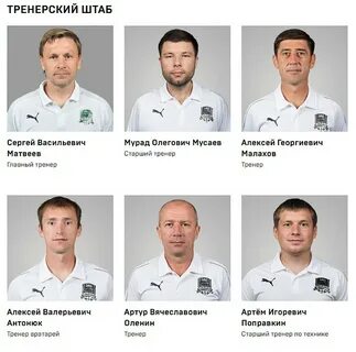 Тренерский состав клуба