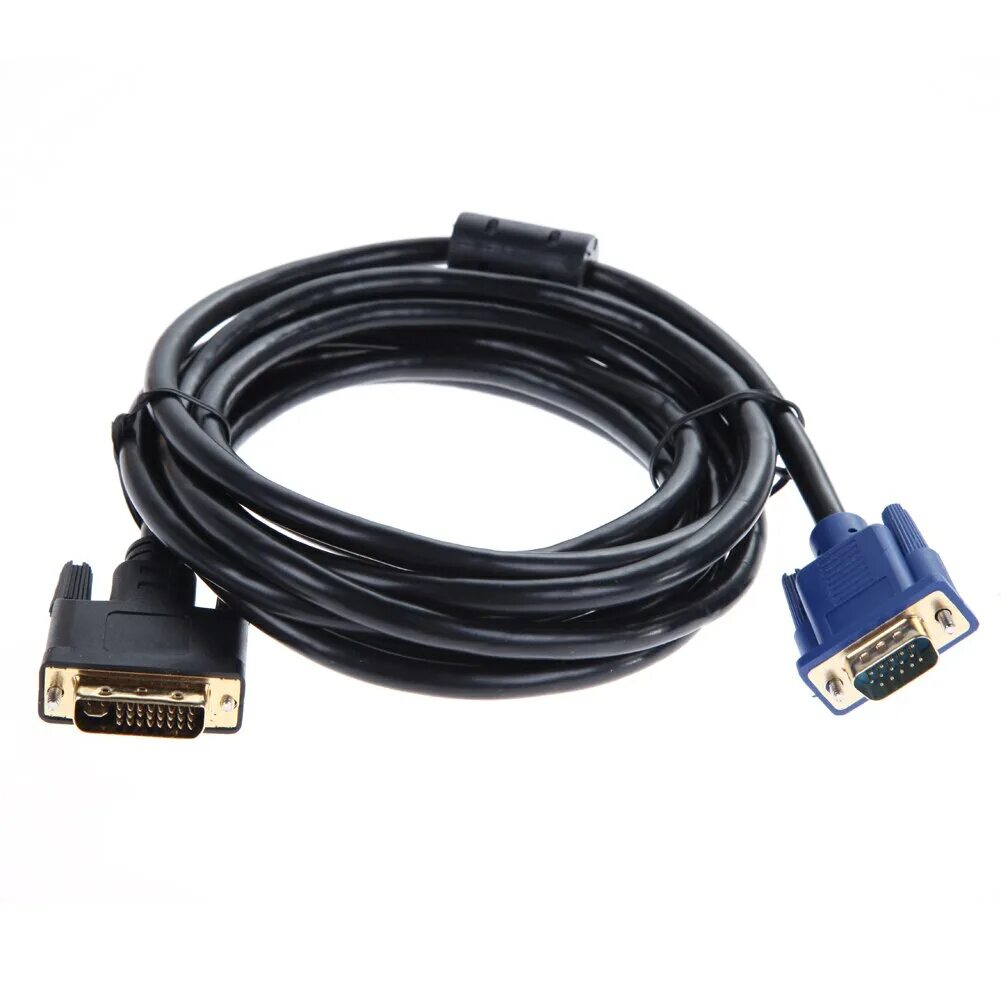 Кабель для монитора d sub. Кабель вга на дви. кабель atcom vga(m) -dvi - d(m). atcom at6143 dvi-i (m)-vga (m). dvi кабель 24+1 5м.