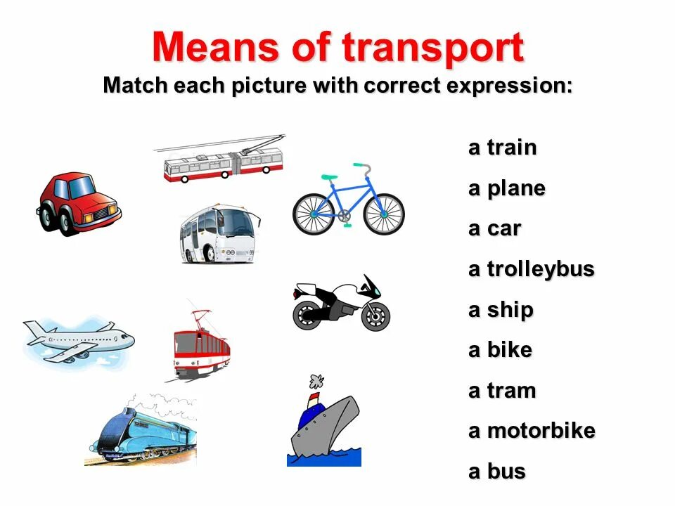 Упражнения по теме means of transport. Транспорт на английском языке для детей. Английский язык means of transport. Тема транспорт для малышей англ.